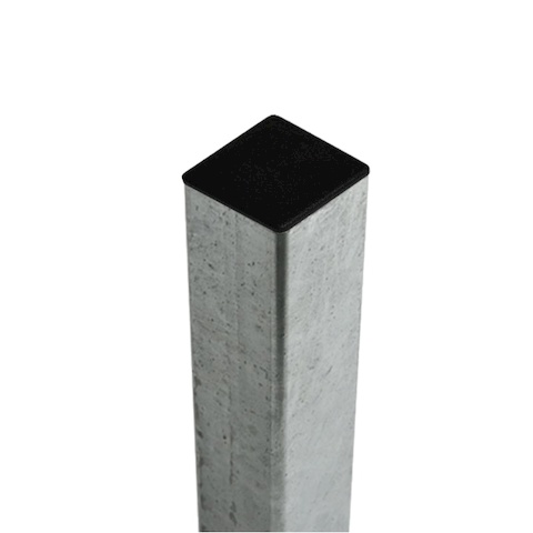 Support acier galvanisé 40x40mm pour numérotations cimetière