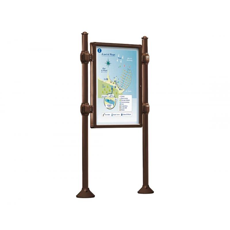 Panneau-vitrine d'information Agora