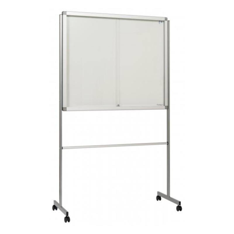 PIÉTEMENT DOUBLE POUR VITRINE D'INTÉRIEUR