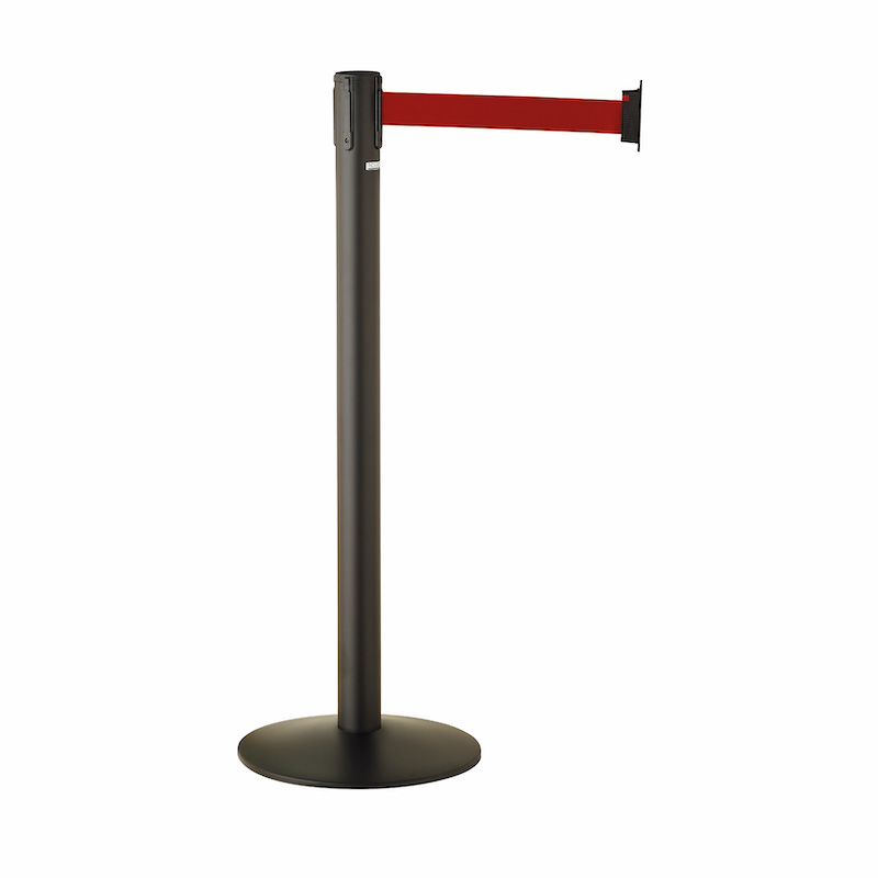 PACEO Lot de 2 barrières de délimitation sangle rouge