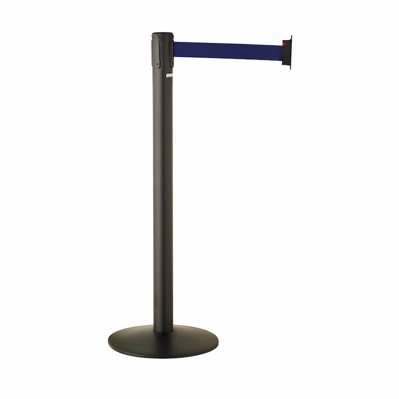 PACEO Lot de 2 barrières de délimitation sangle bleu