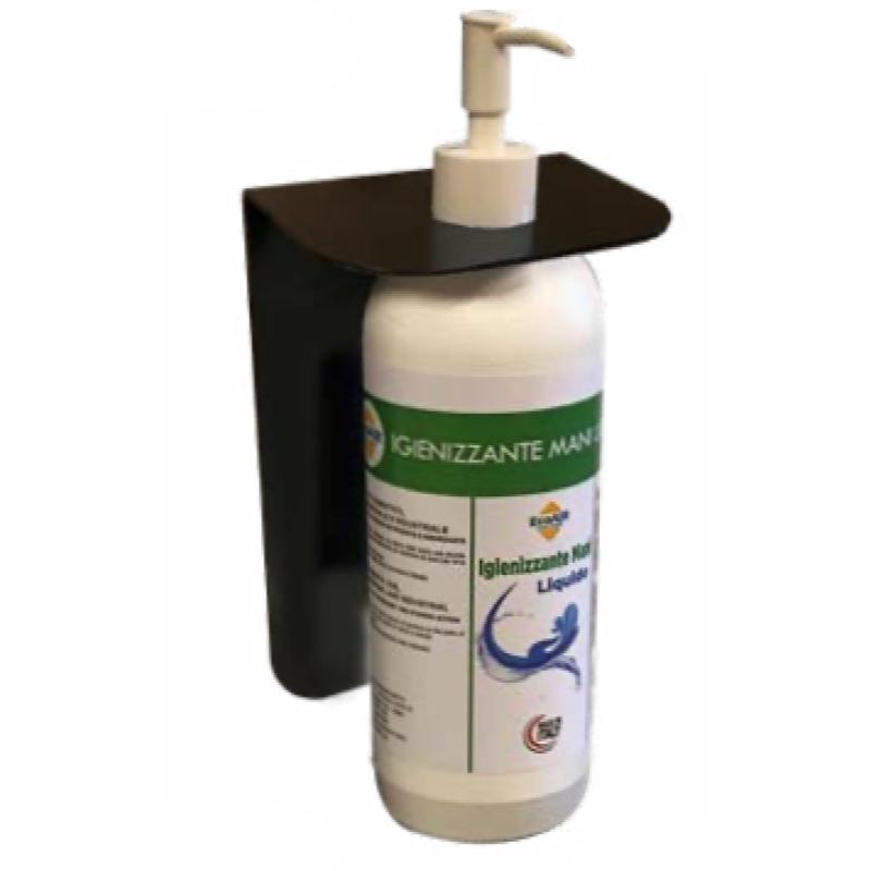 SUPPORT MURAL POUR BOUTEILLE GEL HYDROALCOOLIQUE