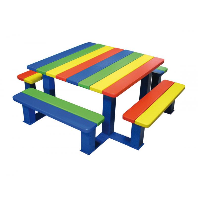 TABLE DE PIQUE-NIQUE POUR ENFANTS SILAOS ECOLE MATERNELLE