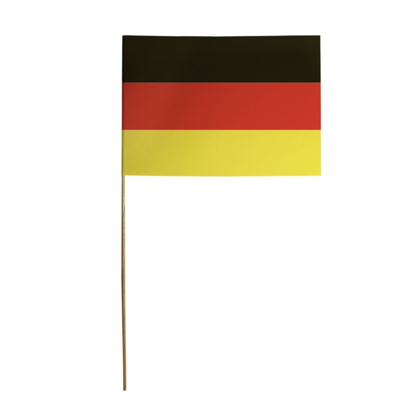 DRAPEAU EN PAPIER 14 X 21 ALLEMAGNE