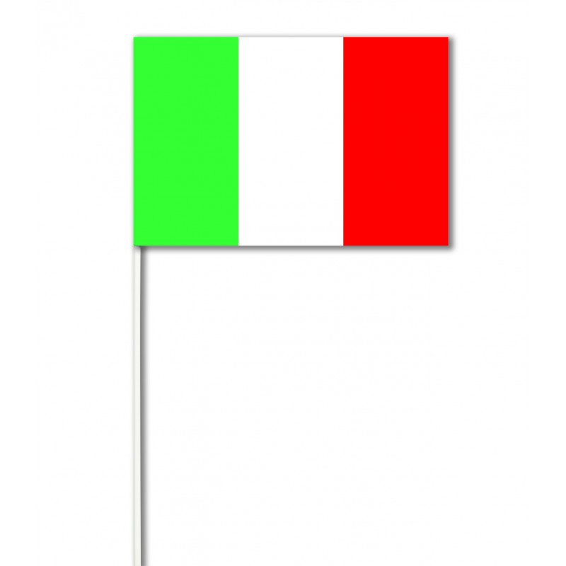 DRAPEAU EN PAPIER 14 X 21 ITALIE