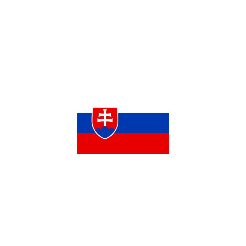 DRAPEAU EN PAPIER 14 X 21 SLOVAQUIE