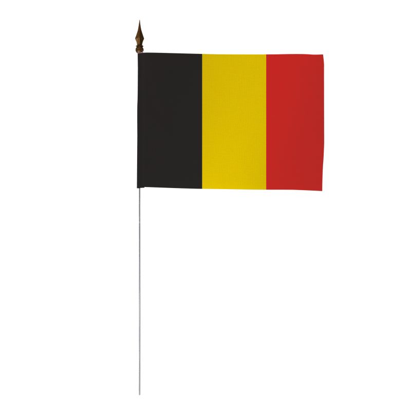 LOT DE 10 DRAPEAUX DE TABLE BELGIQUE