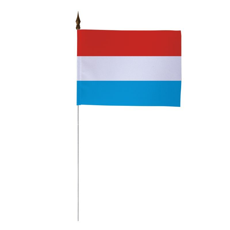 LOT DE 10 DRAPEAUX DE TABLE LUXEMBOURG