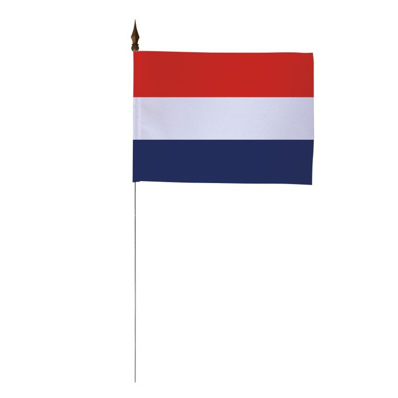 LOT DE 10 DRAPEAUX DE TABLE PAYS-BAS