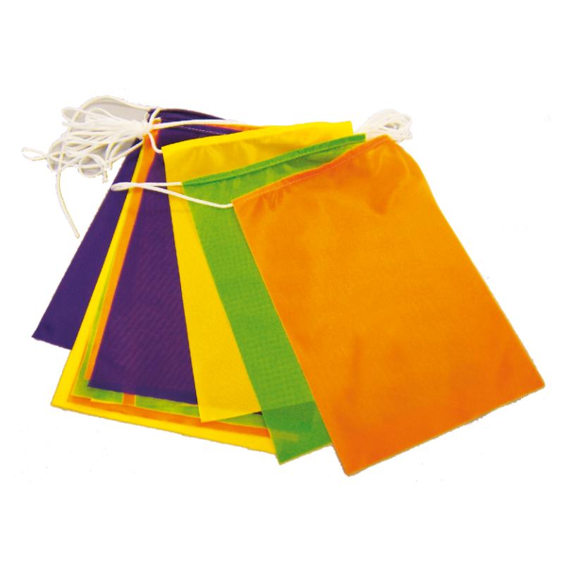 GUIRLANDE PAVILLONS RECTANGULAIRES MULTICOULEURS