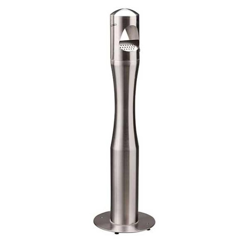 CENDRIER TINOX SUR PIED 4L