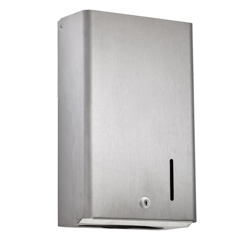 DISTRIBUTEUR ESSUIE-MAIN 400 FEUILLES INOX