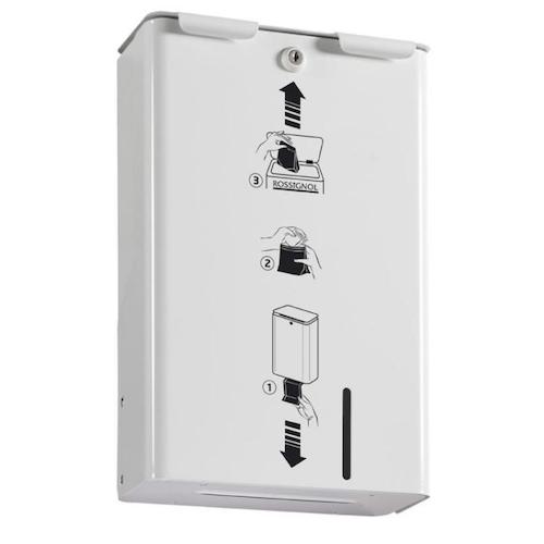 DISTRIBUTEUR ET POUBELLE FÉMINIME 10L