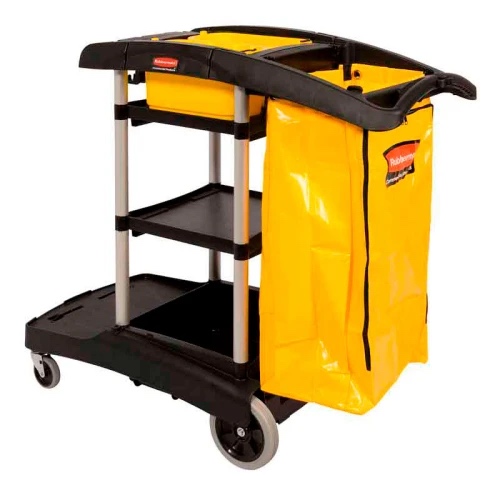 CHARIOT DE MÉNAGE GRANDE CAPACITÉ RUBBERMAID