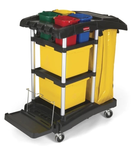 CHARIOT DE MÉNAGE POUR MICROFIBRE RUBBERMAID