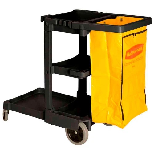 CHARIOT DE MÉNAGE RUBBERMAID