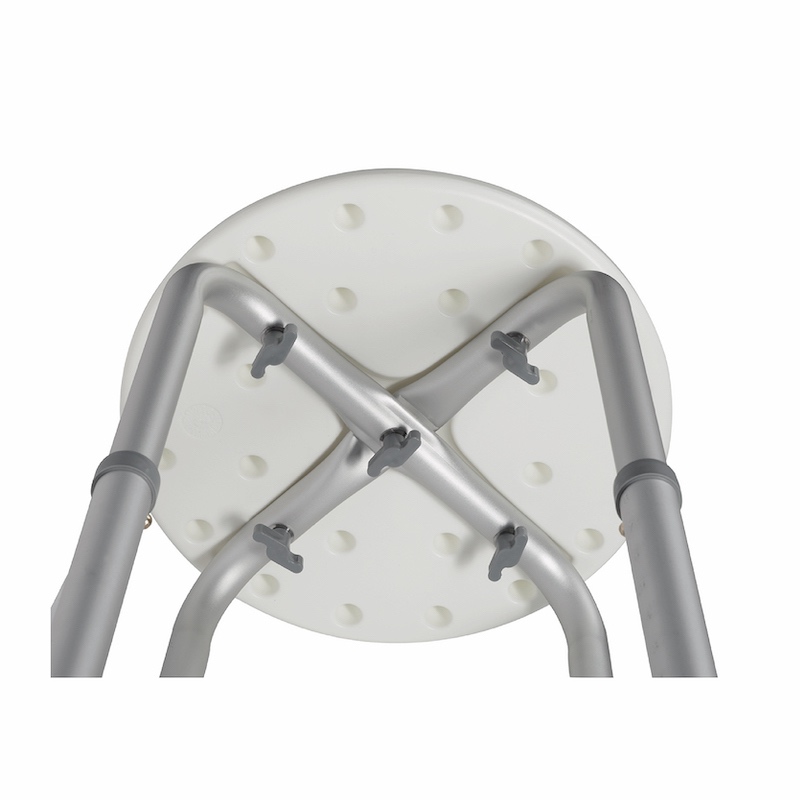 BISKA TABOURET RÉGLABLE BLANC