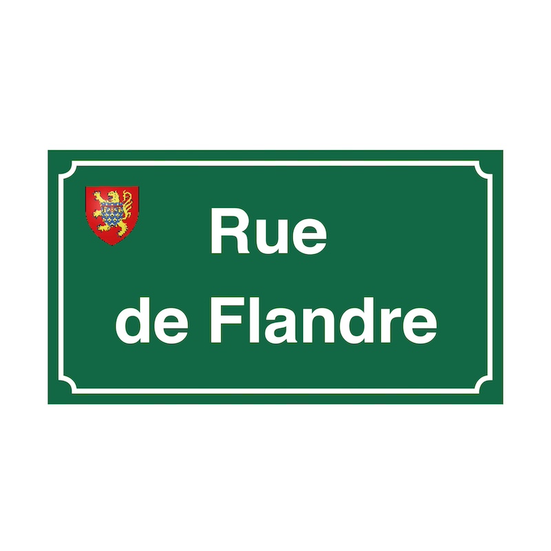 PLAQUE DE RUE COMPOSITE