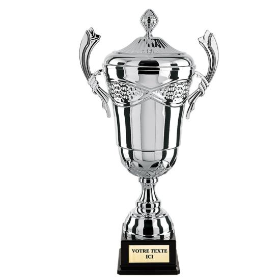 COUPE LUXE ARGENT 100% MÉTAL M1 55/60/64/70cm