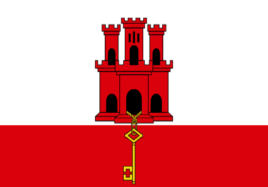 DRAPEAU GIBRALTAR