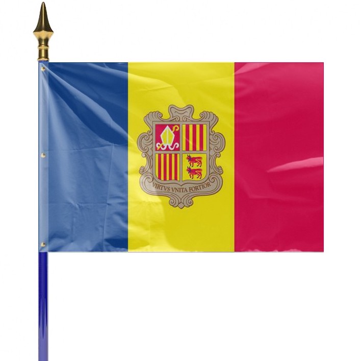 DRAPEAU ANDORRE
