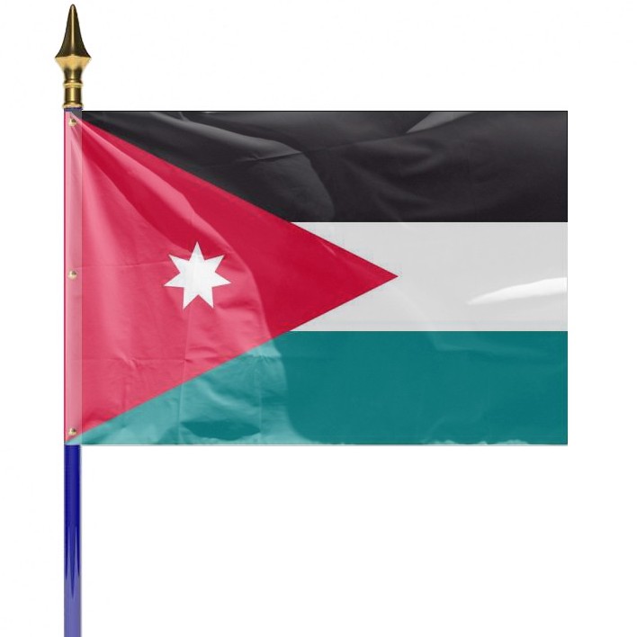 DRAPEAU JORDANIE