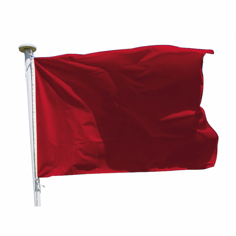 Drapeau baignade rouge - Baignade interdite