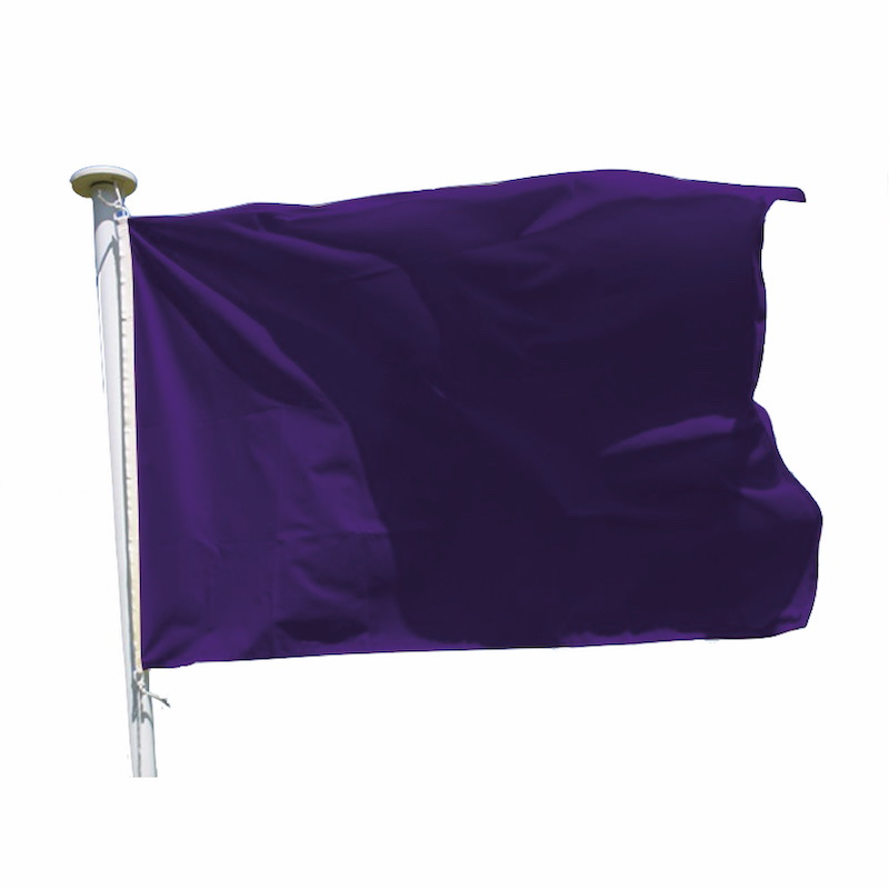 Drapeau baignade Violet - Pollution ou zone protégée