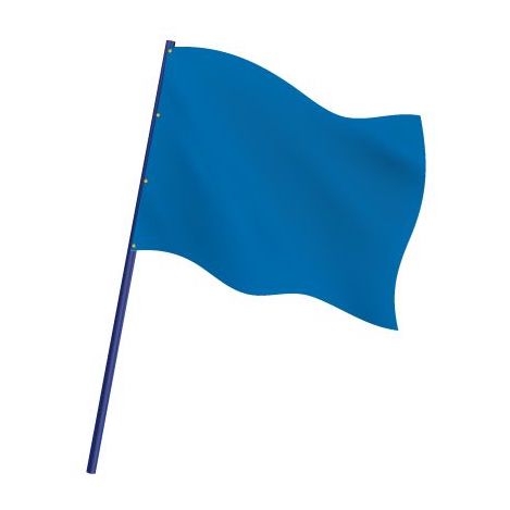 Drapeau de course automobile bleu