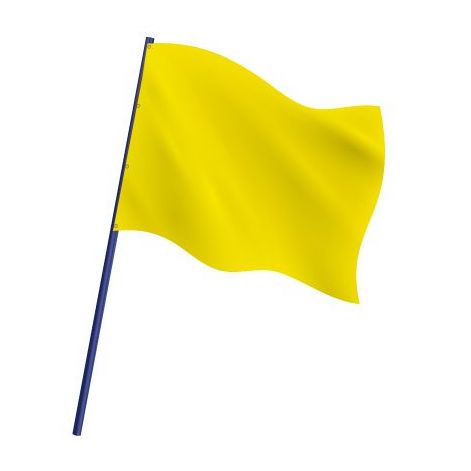 Drapeau de course automobile jaune