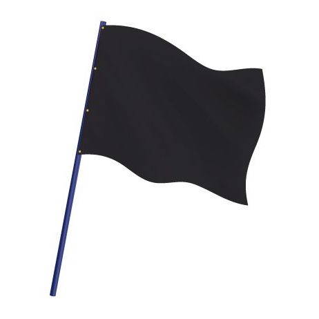 Drapeau de course automobile noir