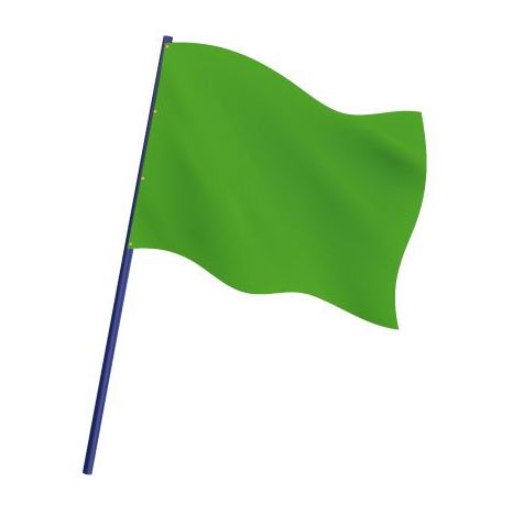 Drapeau de course automobile vert