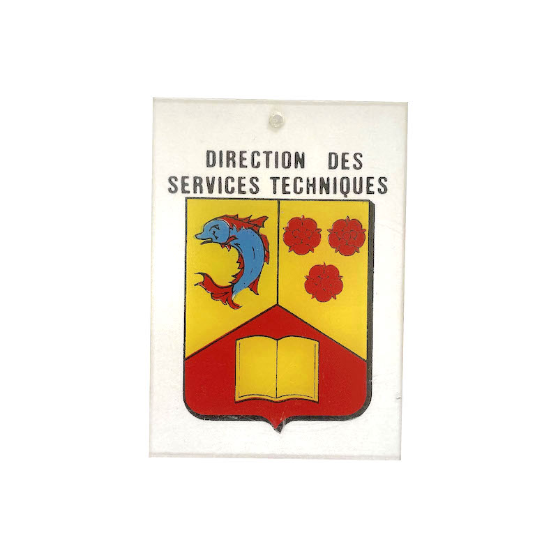 Plaque de fonction à ventouse direction des services techniques