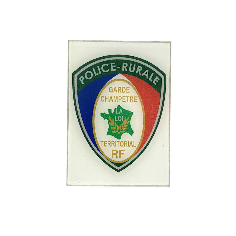 Plaque de fonction à ventouse police rurale