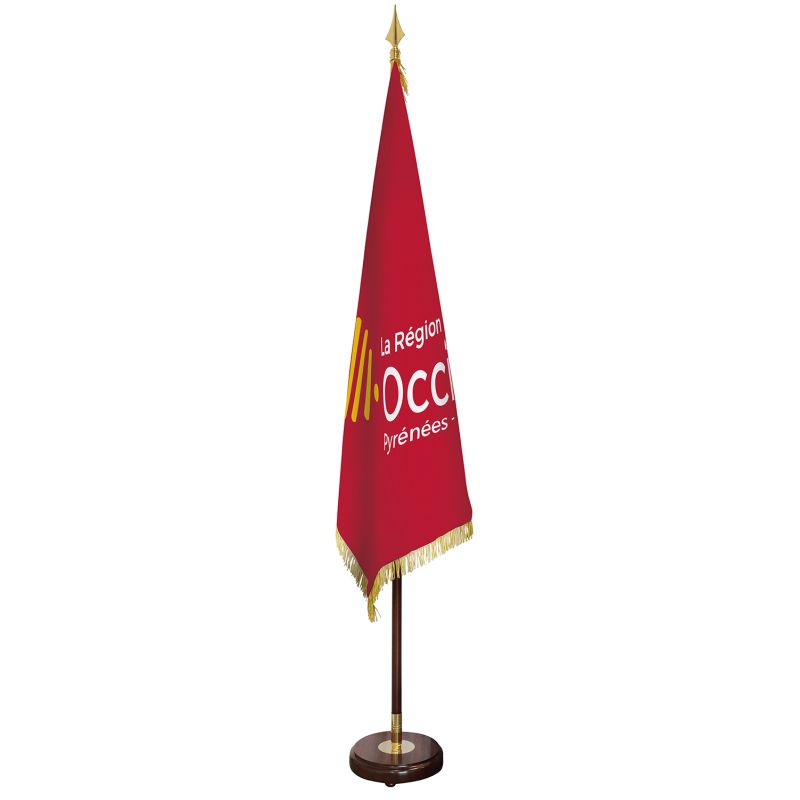 DRAPEAU DE MAIRIE QUALITÉ SUPÉRIEURE RÉGION FRANÇAISE