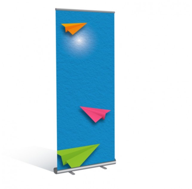 KAKÉMONO BANNER ROLL UP RECTO AVEC ENROULEUR