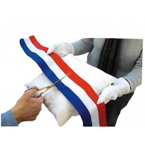 Lot de 5 - RUBAN TRICOLORE 25 M
