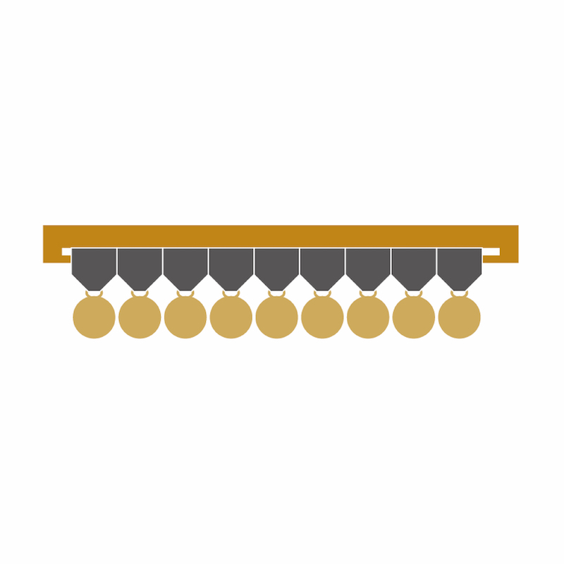 Barrette porte-médaille taille 9 réduction ou 3 ordonnance