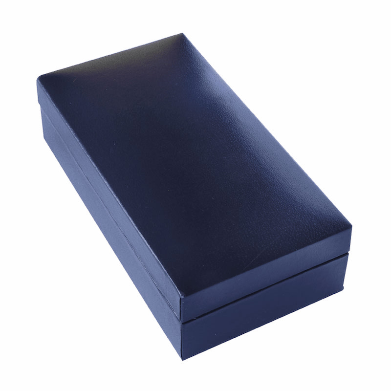 Ecrin en simili-cuir bleu pour médaille