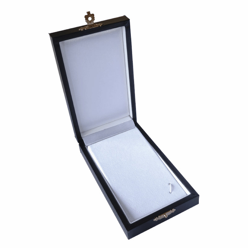 Ecrin en simili-cuir noir pour médaille