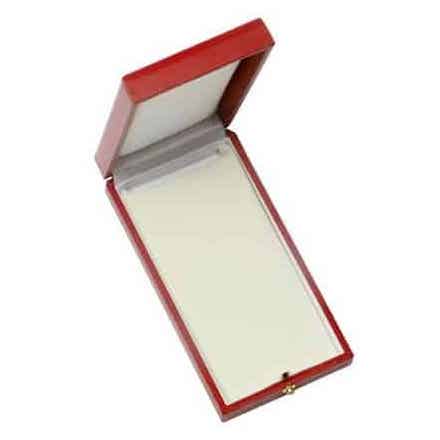 Ecrin en simili-cuir rouge pour médaille