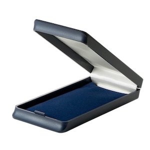 ECRIN EN PLASTIQUE BLEU POUR MÉDAILLE