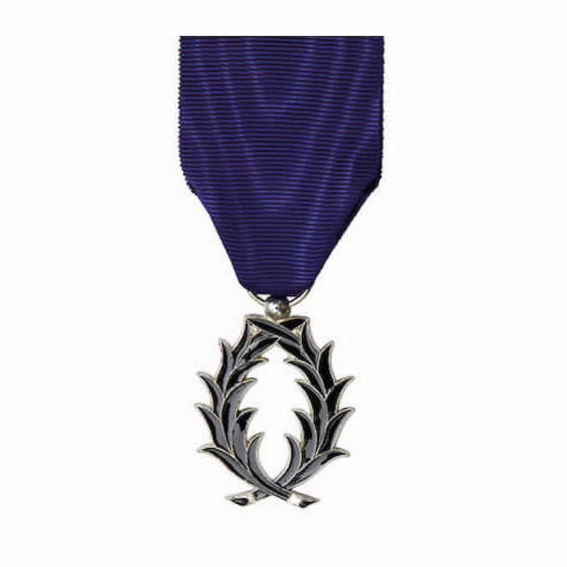 MÉDAILLE DE L'ORDRE DES PALMES ACADÉMIQUES CHEVALIER