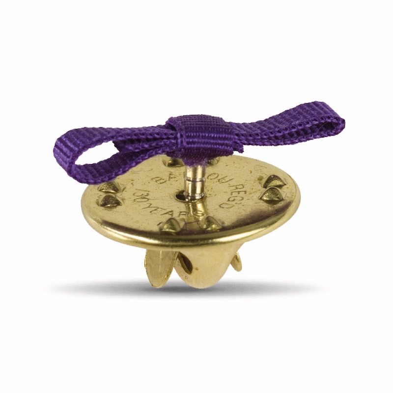 Noeud boutonnière chevalier palmes académiques