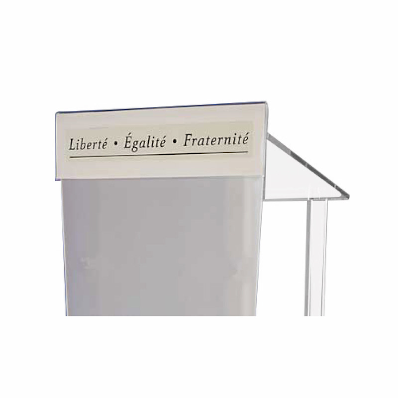 Fronton pour Pupitre Colonne