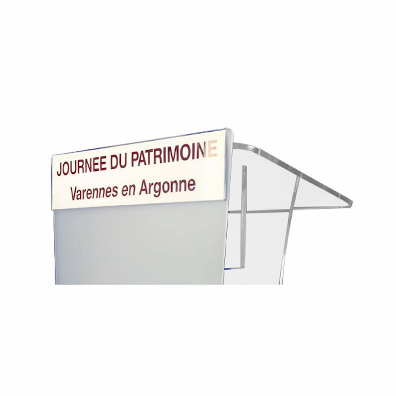 Fronton pour Pupitre Opale