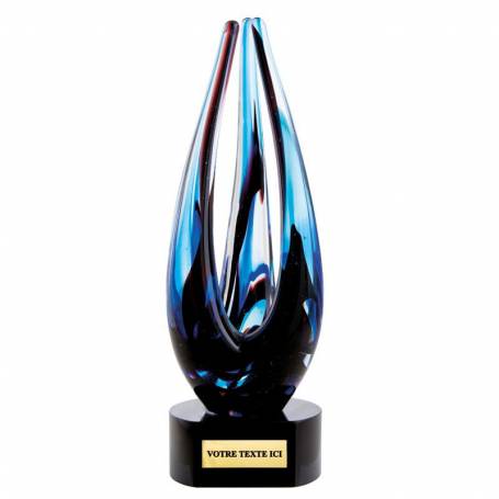 TROPHÉE VERRE SOUFFLÉ ÉCLAT