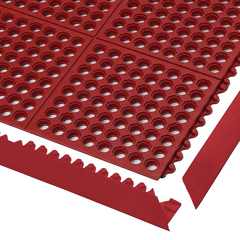 CUSHION EASE TAPIS POUR ZONES HUMIDES EN CUISINE ROUGE