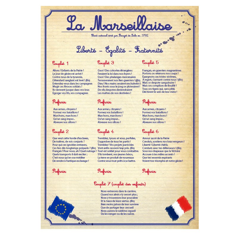 LOT DE 10 PANNEAU PVC LOI BLANQUER ÉCOLE PRIMAIRE