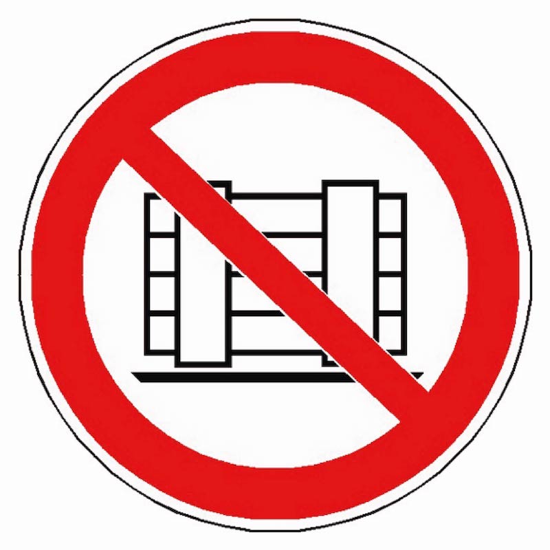 SIGNALÉTIQUE NE PAS OBSTRUER